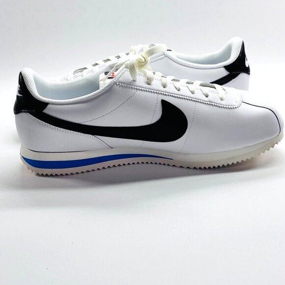 Nike Cortez '23 Men's Size 13 White Black Photo Blue  Sneakers DM4044-100 - Picture 8 of 14